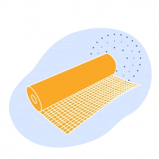 Стальная штукатурная сетка 0.63х0.32 мм Ст20 ГОСТ 3826-82