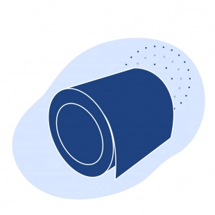 Рулон с полимерным покрытием 1 мм ПЭ ГОСТ 34180-2017