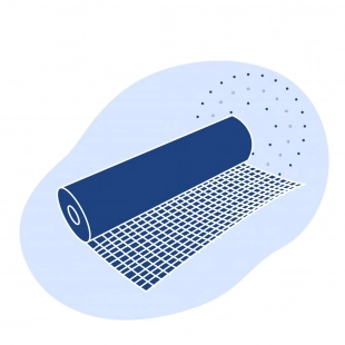 Стальная штукатурная сетка 0.63х0.32 мм Ст20 ГОСТ 3826-82