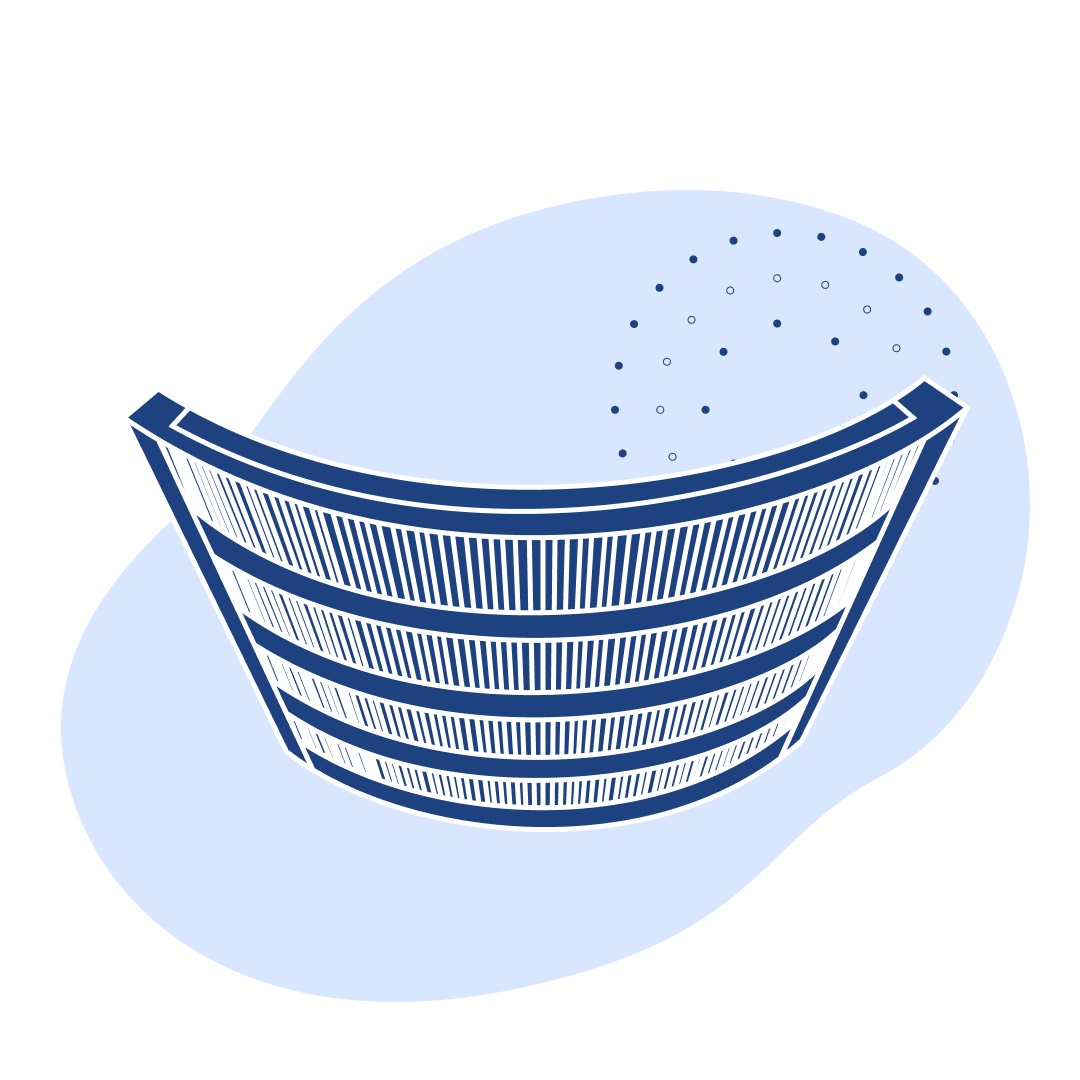 Дуговое щелевое сито AISI 304